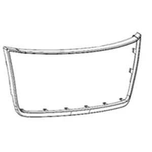 فریم شبکه رادیاتور کد 35C16014 پیکاپ آسنا آمیکو