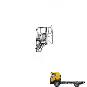 ستون پائینی لولای درب کابین چپ 1929 آمیکو