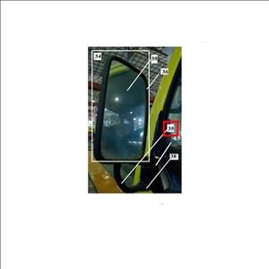 پایه آینه بغل چپ کد 1704425.1 کامیونت M5.2N آمیکو