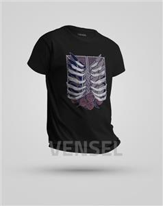 تیشرت اتک آن تایتان طرح بال های آزادی T-163