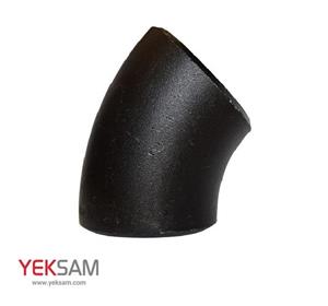 زانو 45 درجه فولادی جوشی 18 اینچ رده STD  بنکن