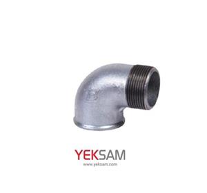 زانو چپقی 90 درجه دنده ای گالوانیزه 2 اینچ مک MECH