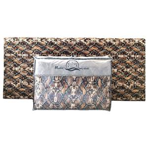 تشک مهمان راما مدل لوکس طرح پوست مار کد 26 یک نفره سایز 90×190 سانتی متر
