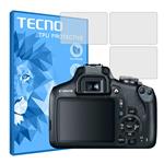 Tecno HyGEL model clear screen protector suitable for Canon EOS 2000D camera pack of three