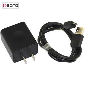 شارژر دیواری لنوو با دوشاخه تخت مدل C-P32 به همراه کابل microUSB