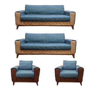 کاور مبل هشت نفره سندس مدل مارپیچ large کد F1050