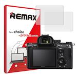 Remax HyGEL model transparent camera screen protector suitable for Sony Alpha A7 III digital camera pack of 2