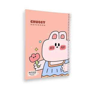 دفتر مشق 60 برگ پیتیکو مدل خرگوش تپل