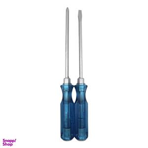 پیچ گوشتی دوسو و چهارسو مدل YP-ZARBBEKHOR-ONE PLUS ACTION-26.5CM مجموعه 2 عددی