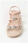 صندل دخترانه SANDALS WITH RHINESTONE STRAPS کد 1919