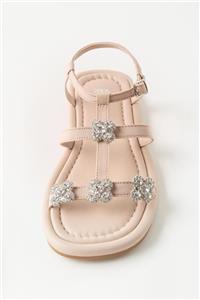 صندل دخترانه کد 1919 SANDALS WITH RHINESTONE STRAPS 