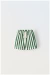 شورتک پسرانه STRIPED PLUSH JERSEY BERMUDA SHORTS کد 1005