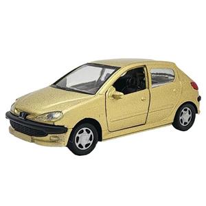 ماشین بازی ناب سل مدل فلزی درب بازشو پژو 206 custom cover