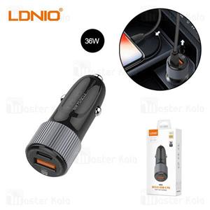 شارژر فندکی 38وات الدینیو مدل C510Q همراه با کابل  USB-C