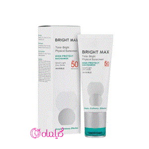 کرم ضد آفتاب بدون رنگ برایت مکس SPF 50 مدل PHY ‌مناسب انواع پوست حجم 40 میلی‌لیتر