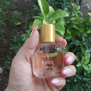 عطر جیبی پینک ویژوآل مدل BACCARAT ROGE حجم 30 میلی لیتر