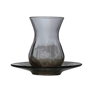 ست فنجان و نعلبکی 12 پارچه لاو مدل ALYAS1/BROWN/L