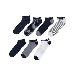جوراب ساق کوتاه مردانه ال سی وایکیکی مدل S4EH0Z8 مجموعه 7 عددی