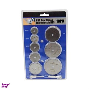صفحه فرز چوب بر مدل پولکی کد YP-CHOOB-MDF مجموعه 10 عددی
