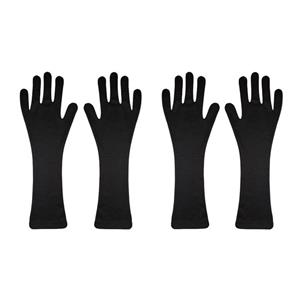 دستکش زنانه مدل ساق بلند کد 155 رنگ مشکی بسته دو عددی