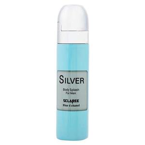 اسپری خوشبو کننده بدن مردانه اسکلاره مدل Silver حجم 230 میلی لیتر Sclaree Silver Body Splash For Men 230ml