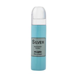 اسپری خوشبو کننده بدن مردانه اسکلاره مدل Silver حجم 230 میلی لیتر Sclaree Silver Body Splash For Men 230ml