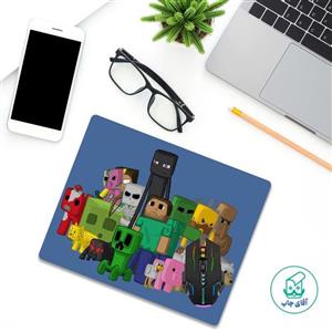 ماوس پد مدل بازی ماینکرافت کد 01044