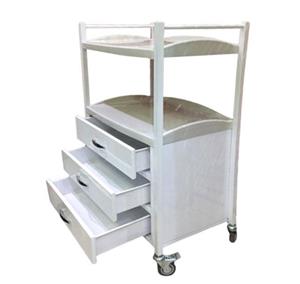 ترالی زیبایی سه کشو دوطبقه