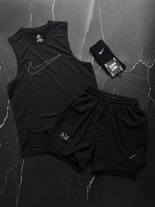 ست رکابی پشت کش و شلوارک نایکی diamond کد 23