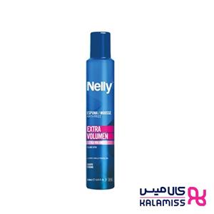 موس حجم‌دهنده حالت مو نلی مدل Extra Volummen حجم 250 میلی لیتر Nelly Hair Extra Volummen Mousse 250ml