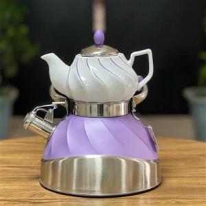 ست کتری و قوری هوم لوکس مدل 9867 سوت دار