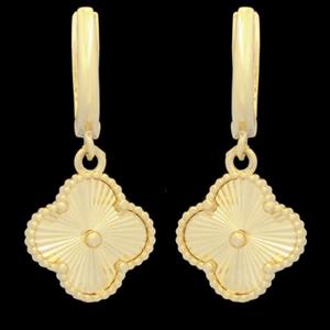 گوشواره طلا 18 عیار زنانه طلای مستجابی مدل ونکلیف کد 01 -