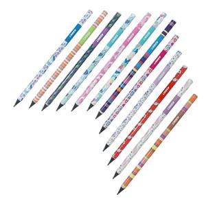 مداد مشکی لیندن طرح فانتزی بسته 12 عددی