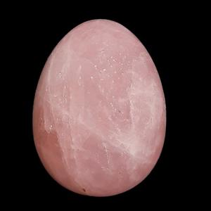 سنگ راف مدل تخم مرغ رز کوارتز کد 7-143