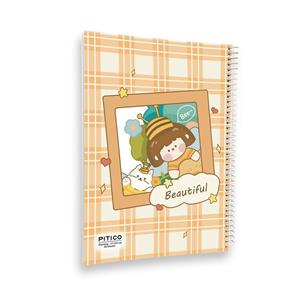 دفتر نقاشی 40 برگ پیتیکو مدل دختر زنبوری کد 346