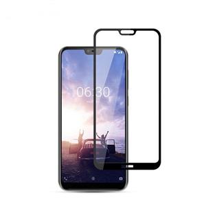 گلس فول و محافظ تمام صفحه گوشی  Nokia 6.1 Plus full Glass Screen Protector For Nokia 6.1 plus