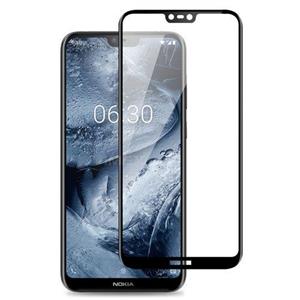 گلس فول و محافظ تمام صفحه گوشی  Nokia 6.1 Plus full Glass Screen Protector For Nokia 6.1 plus