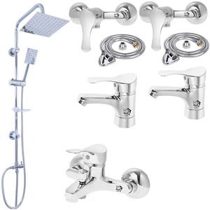 ست شیرآلات آیدا مدل لاله LCNS8 مجموعه 8 عددی