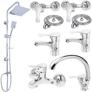 ست شیرآلات آیدا مدل لاله LCS9 مجموعه 9 عددی