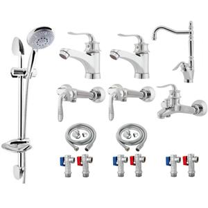 ست شیرآلات شیرالات  آیدا مدل هلن لایت مجموعه 15 عددی