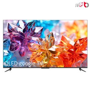 تلویزیون QLED UHD 4K هوشمند google TV تی سی ال مدل C645 سایز 75 اینچ 