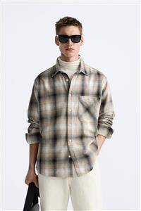 پیراهن مردانه زارا CHECKED SHIRT کد 569