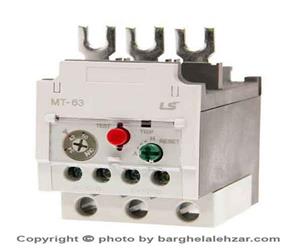 بی متال ال اس LS مدل MT63 رنج تنظیم جریان 34 تا 50 جهت نصب روی کنتاکتور 50 الی 65 آمپر