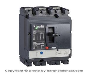 کلید اتوماتیک 25 آمپر سری NSX100 اشنایدر سه پل 70KA مدل LV429676
