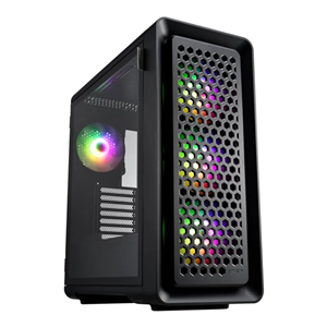 کیس اف اس پی مدل CUT593P FSP CUT593 Series Mid Tower ATX Black Gaming Computer Case 