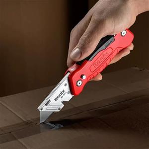 کاتر پیچ گوشتی ذوزنقه ای تاشو 6 تیغ رونیکس مدل Ronix RH-3012