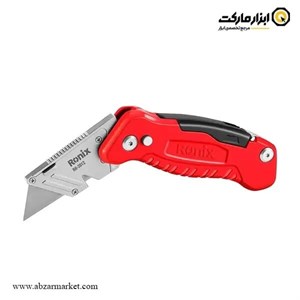 کاتر پیچ گوشتی ذوزنقه ای تاشو 6 تیغ رونیکس مدل Ronix RH-3012