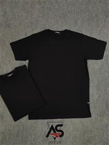 تیشرت آستین کوتاه مردانه مدل بیسیک رنگ مشکی