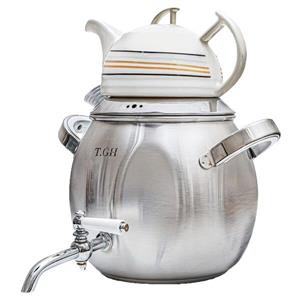 ست کتری و قوری تی جی اچ مدل 9020 گنجایش 6لیتر