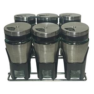 ست جای ادویه 7 پارچه کاپریس مدل پارادایس کد GSB6